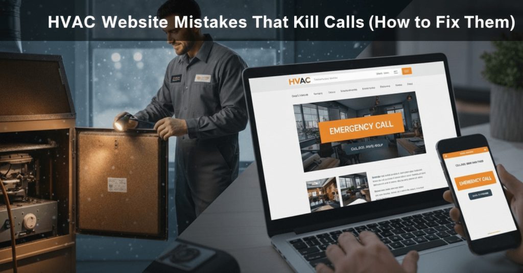 HVAC Website Mistakes That Kill Calls