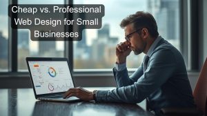 Cheap versus professional web design comparison