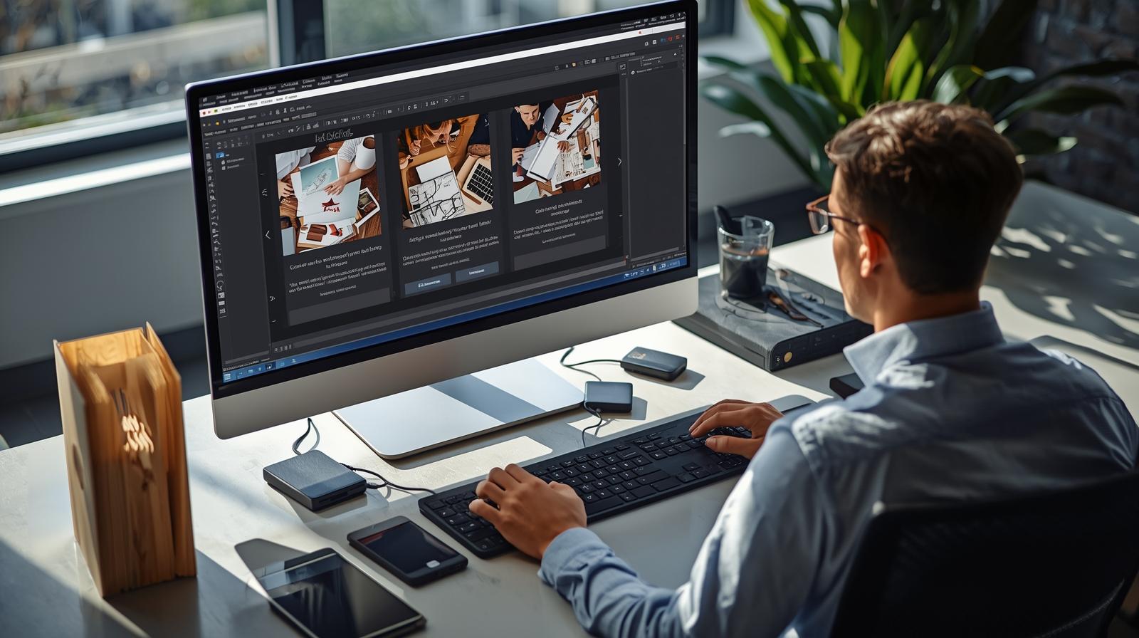 Resizing images for web use