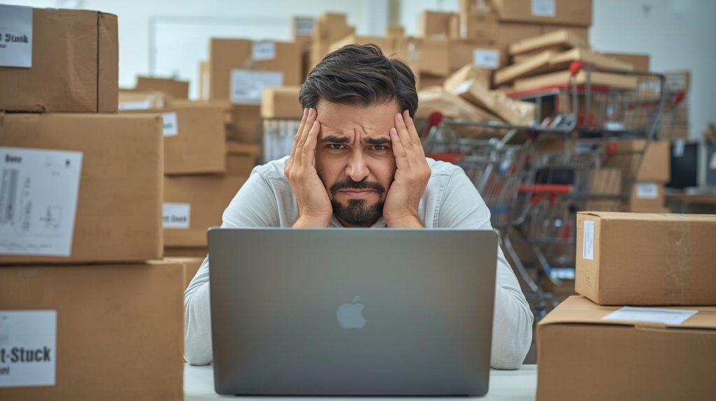 Product management dashboard used in an ecommerce website for a Chicago small business