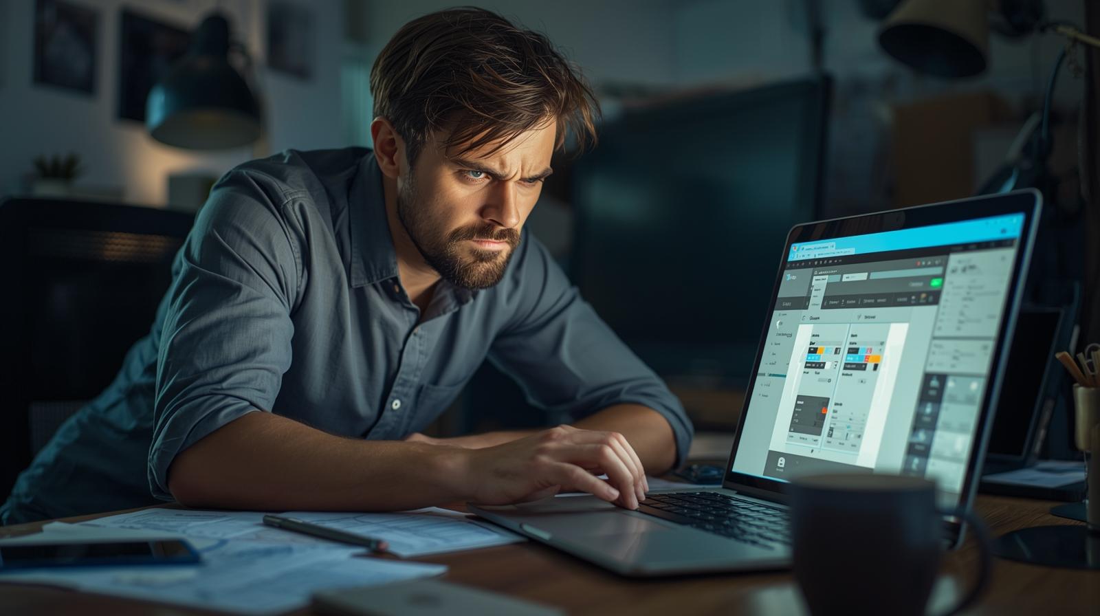 Template limitations preventing website changes